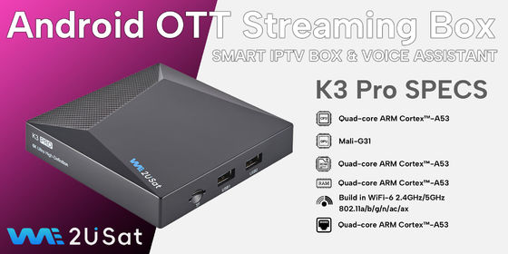 K3 プロ IPTV 国際ボックス